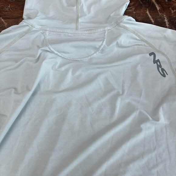 NRS H2Core Silkweight Hoodie Mens XXL Gray Sun Protection Paddle Kayak Hiking - Picture 3 of 10